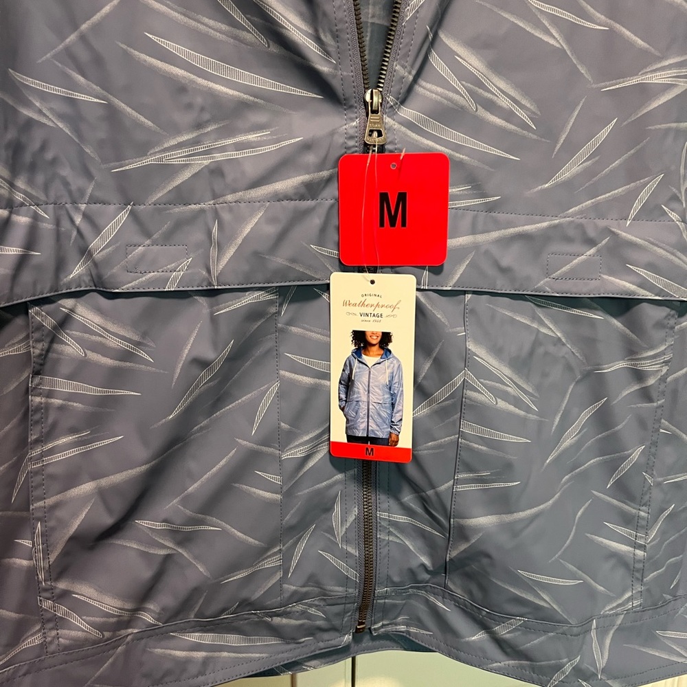 NWT Weatherproof Vintage Blue Pattern Jacket - Picture 3 of 11